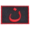 Nazarene Symbol Black and Red Patch