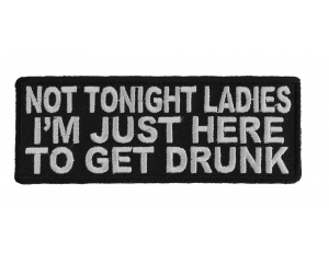 Not Tonight Ladies Patch