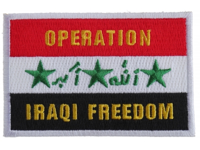 Operation Iraq Freedom Patch | US Iraq War Military Veteran Patches