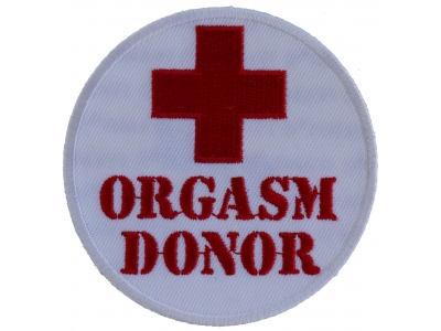 Orgasm Donor Red Cross Patch