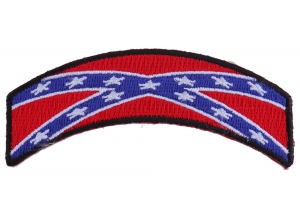 Rebel Flag Rocker Patch | Embroidered Patches