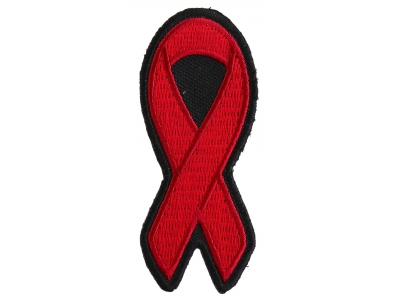 Red Ribbon Aids Awareness Patch