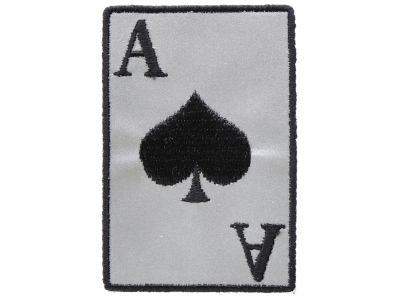 Reflective Ace Of Spades Patch | US Military Veteran Patches