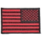 Reversed Red American Flag Patch