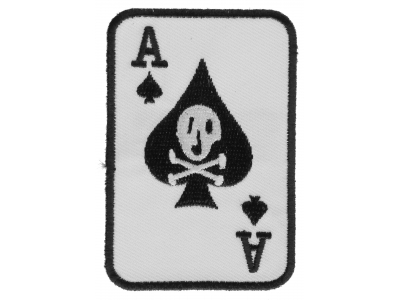 Skull Ace Of Spades Patch | Embroidered Patches