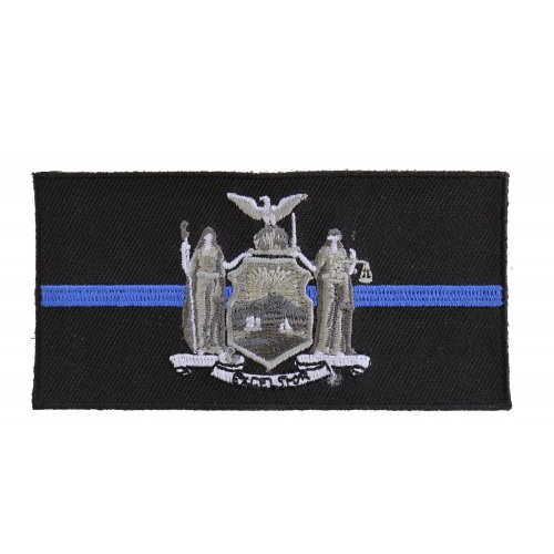 Thin Blue Line New York State Police Key Hanger