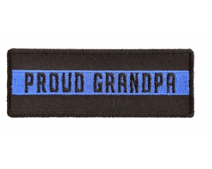 Thin Blue Line Proud Grandpa Patch