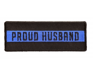 Thin Blue Line Proud Husband Patch