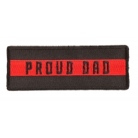 Thin Red Line Proud Dad Patch