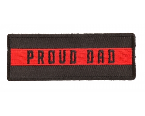 Thin Red Line Proud Dad Patch