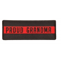 Thin Red Line Proud Grandma Patch