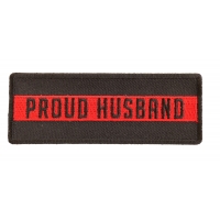 Thin Red Line Proud Husband Patch