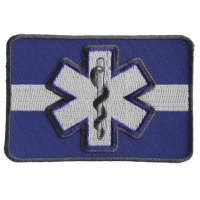 Thin White Line Patch For EMS | Embroidered Patches