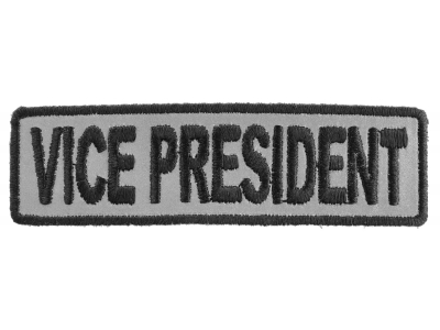 Vice President Patch 3.5 Inch Reflective | Embroidered Patches