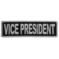 Vice President Patch 3.5 Inch White