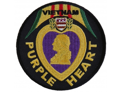 Vietnam Purple Heart Patch | US Military Vietnam Veteran Patches