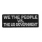 We The People Vs The US Government Patch