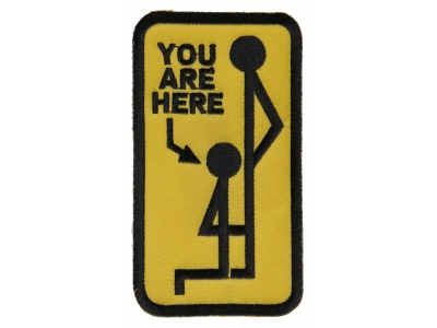 You Are Here Patch | Embroidered Patches