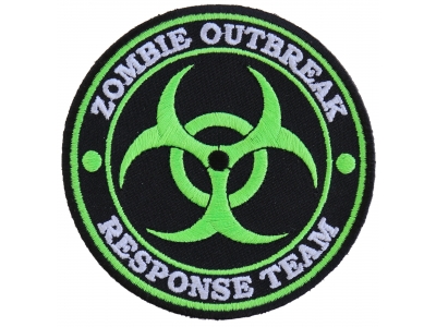 Zombie OutBreak Response Team Green Patch | Embroidered Patches