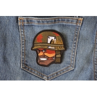 Soldier Cigar Ace of Spades Bullets and Helmet Patch