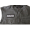 The Price of Freedom is Written on The Wall Patch The Price of Freedom is Written on The Wall Patch, Military Saying Patches shown on leather vest