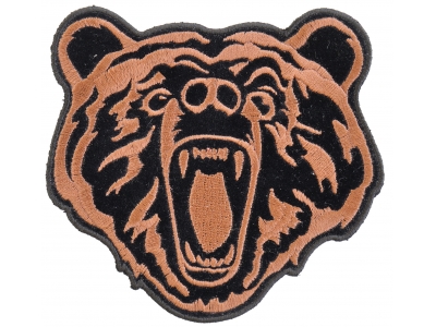 Brown Bear Patch Small | Embroidered Patches