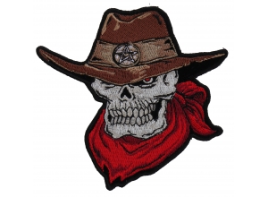 Cowboy Skull Small Patch | Embroidered Patches