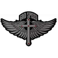 God Speed Patch Large | Embroidered Biker Patches