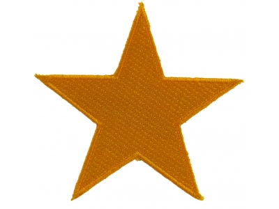 Gold Star Patch | Embroidered Patches