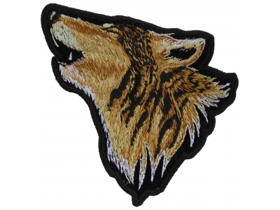 Howling Wolf Small Patch | Embroidered Patches