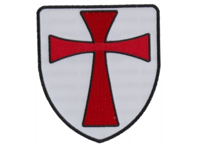 Knights Templar Shield Patch | Embroidered Patches