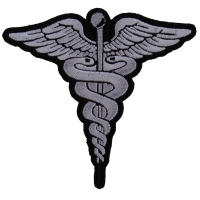 Medic Symbol Patch BW