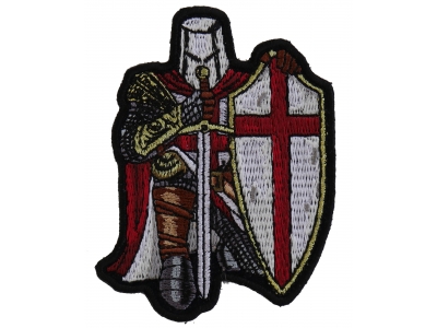 Red Knight Crusader Patch Mini Size