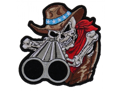 Shotgun Willy Skull Patch Small | Skull Patches