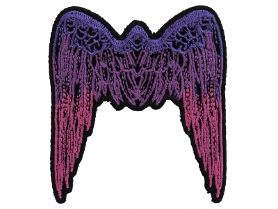 Small Angel Wings Patch Pink | Embroidered Patches