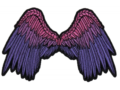 Small Beautiful Angel Wings Pink Patch | Embroidered Patches
