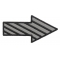 Striped Arrow Reflective Patch