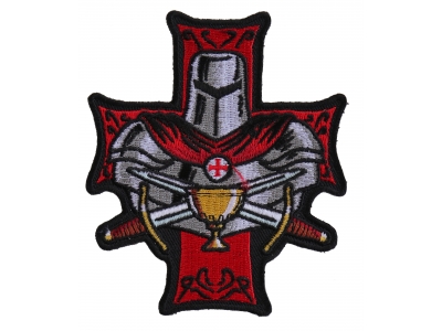 Templar Holy Grail Christian Patch