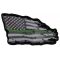 Thin Green Line American Tattered Flag Patch