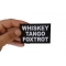 Whiskey Tango Foxtrot WTF Patch Whiskey Tango Foxtrot WTF Patch shown on hand for size comparison