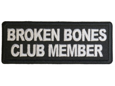Broken Bones Club Member Patch