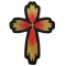 Christian Cross Flower Petal Patch