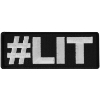 Hashtag LIT Patch Hashtag LIT Patch