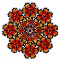 Kaleidoscope Flowers Patch