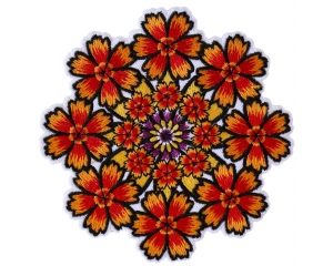 Kaleidoscope Flowers Patch