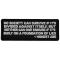 No Society Can Survive If It's Divided Against Itself. But Neither can One Endure if it's Built on a Foundation of Lies Abraham Lincoln Patch