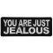 You Are Just Jealous Funny Iron on Patch