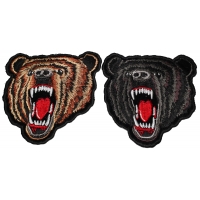 Black And Brown Bear Patches