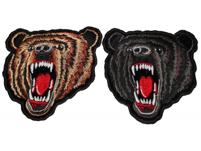 Black And Brown Bear Patches