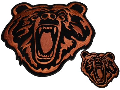 Brown Bear Patch Set Small And Large